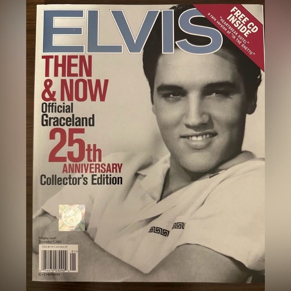 ELVIS VINTAGE Then & Now Collector's Edition Magazine -2002